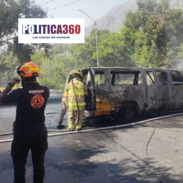 incendio, transporte escolar, Cerro de las Mitras, siniestro, evacuación, seguridad escolar, emergencia,