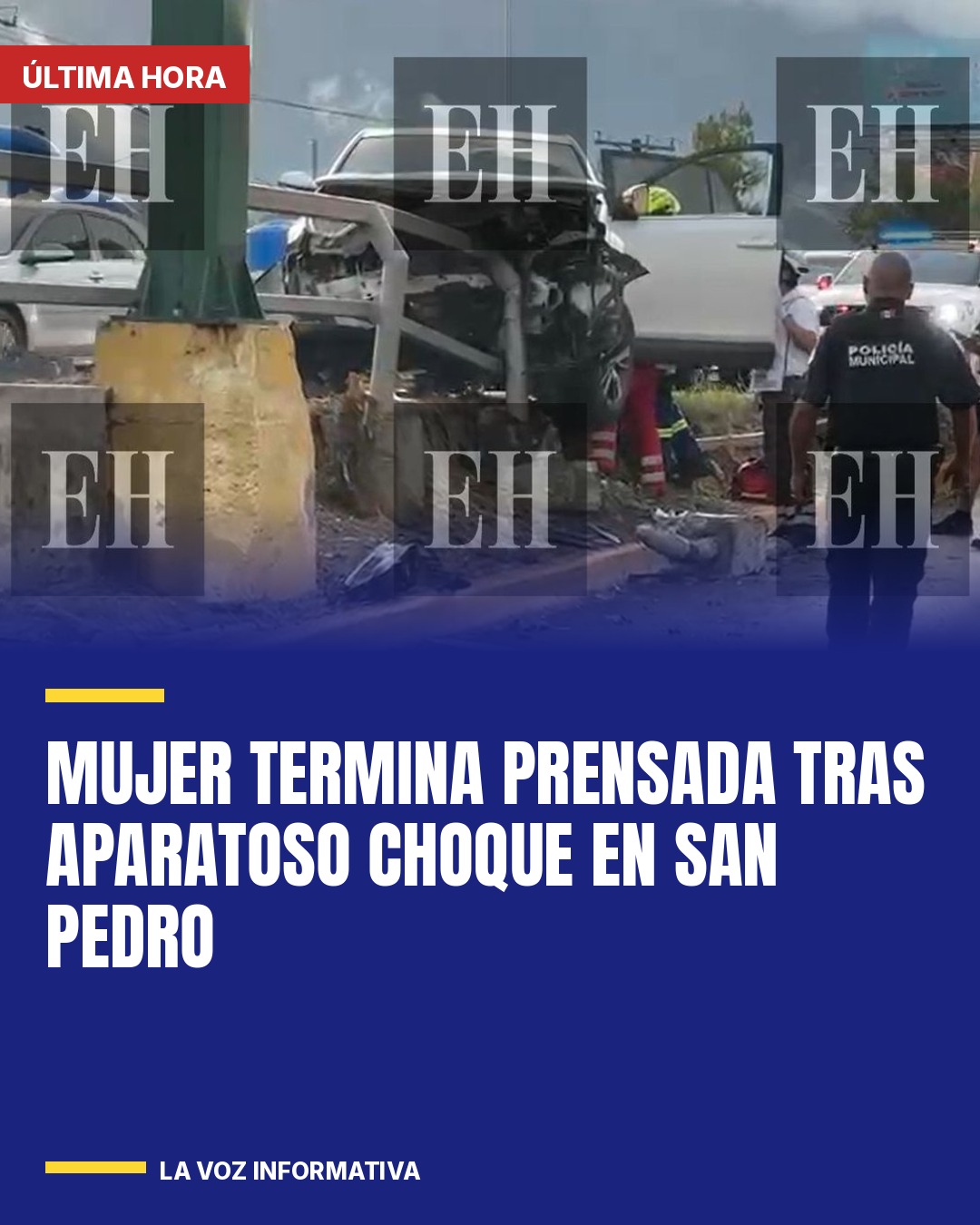 mujer-termina-prensada-tras-aparatoso-choque-en-san-pedro-cover