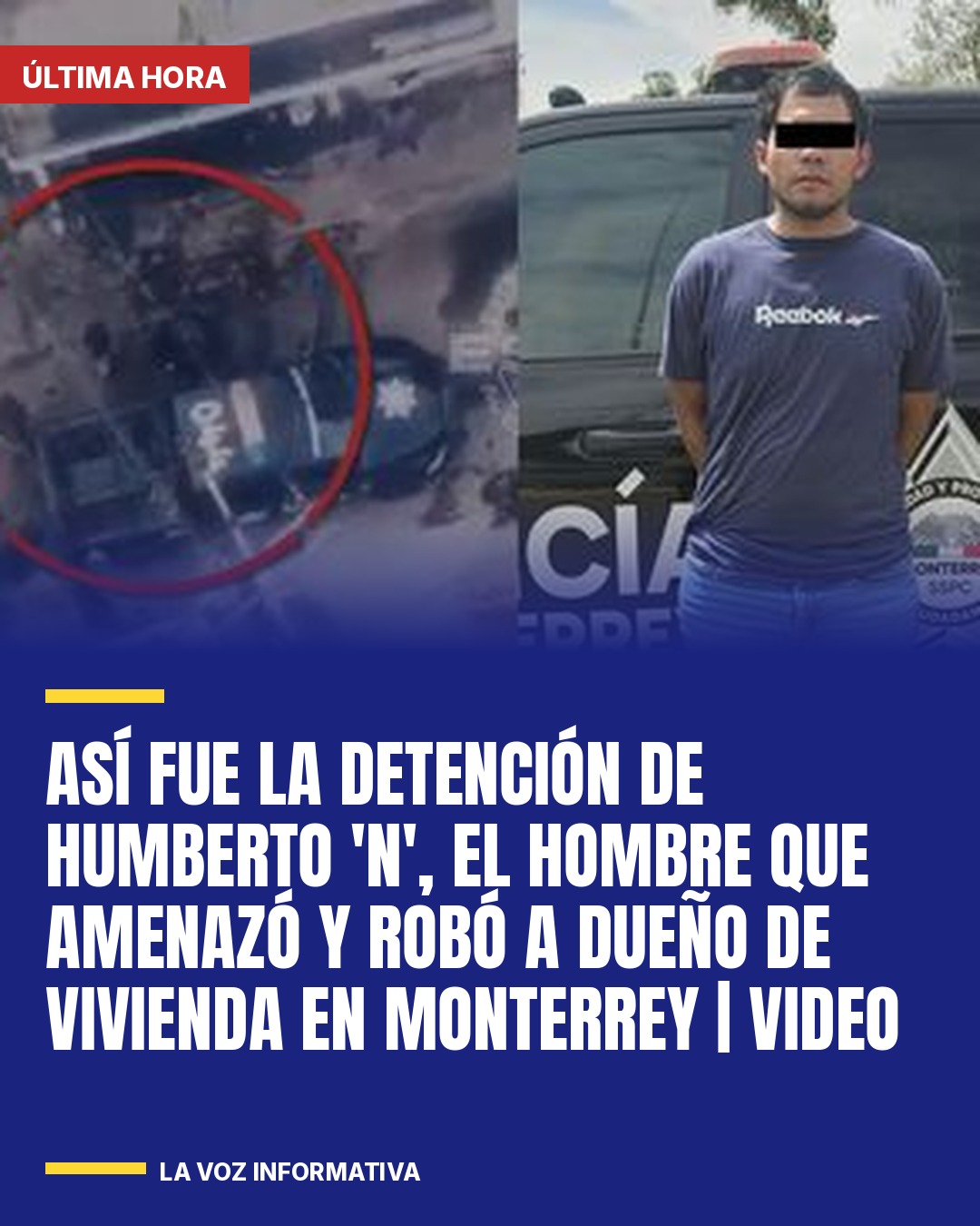 asi-fue-la-detencion-de-humberto-n-el-hombre-que-amenazo-y-robo-a-dueno-de-vivie-cover