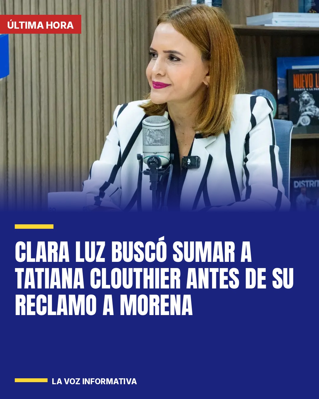 clara-luz-busco-sumar-a-tatiana-clouthier-antes-de-su-reclamo-a-morena-cover