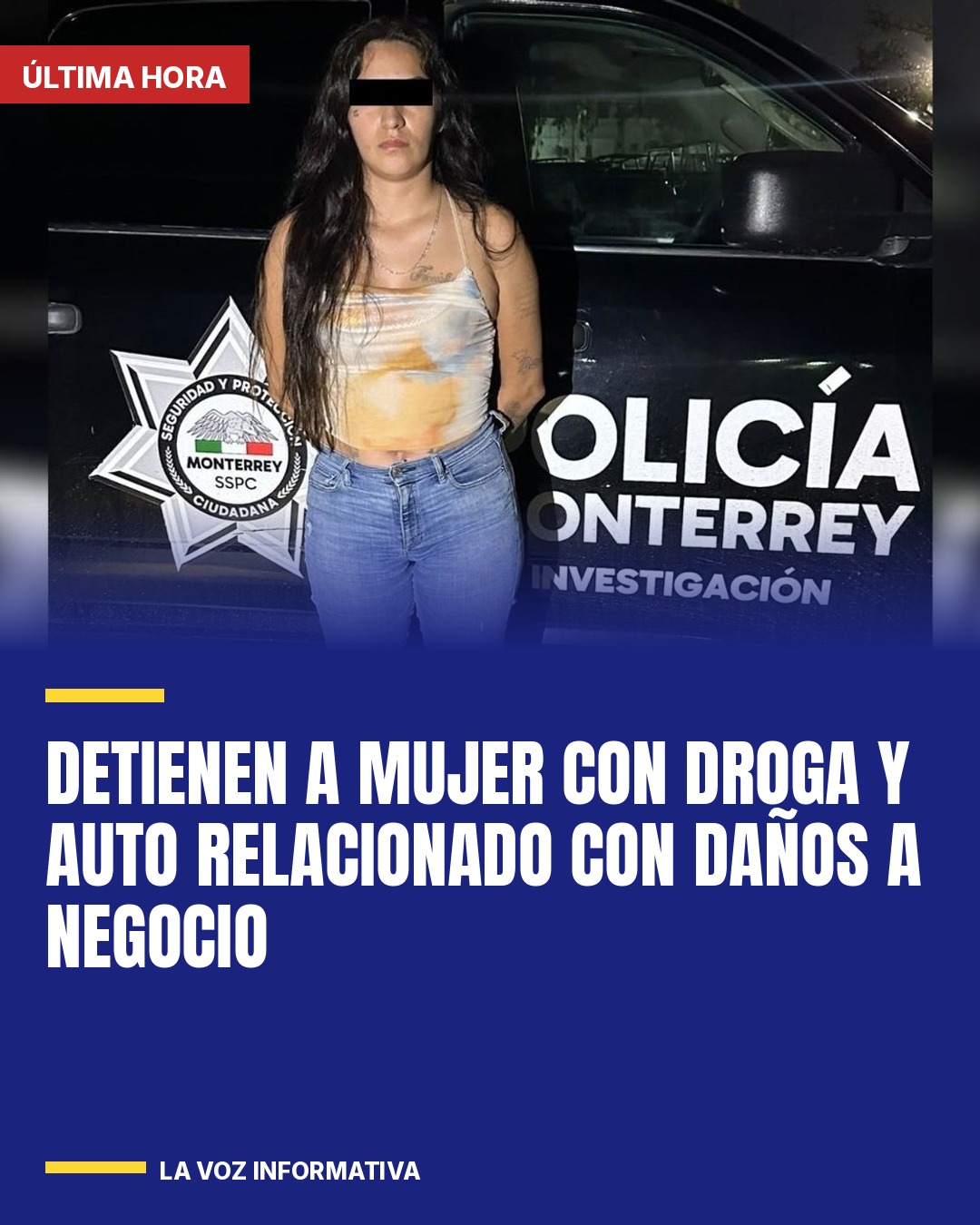 detienen-a-mujer-con-droga-y-auto-relacionado-con-danos-a-negocio-cover