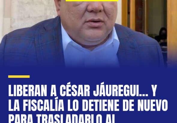 liberan-a-cesar-jauregui-y-la-fiscalia-lo-detiene-de-nuevo-para-trasladarlo-al-a-cover